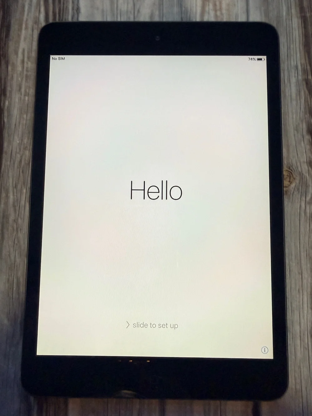 Apple iPad mini 4 in space gray 128gb